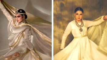 Bhagyashree pays special tribute to Rekha by recreating her look; says, “I know its nothing close to the original but I just had to give it a try”