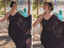 Dot’s latest ethnic look proves that you can never go wrong with a black saree