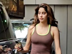 Janhvi Kapoor gets clicked by paps post workout session