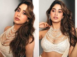 Janhvi Kapoor is straight out of fairy-tale in sheer white beaded concept saree from the shelves of designer Tarun Tahiliani