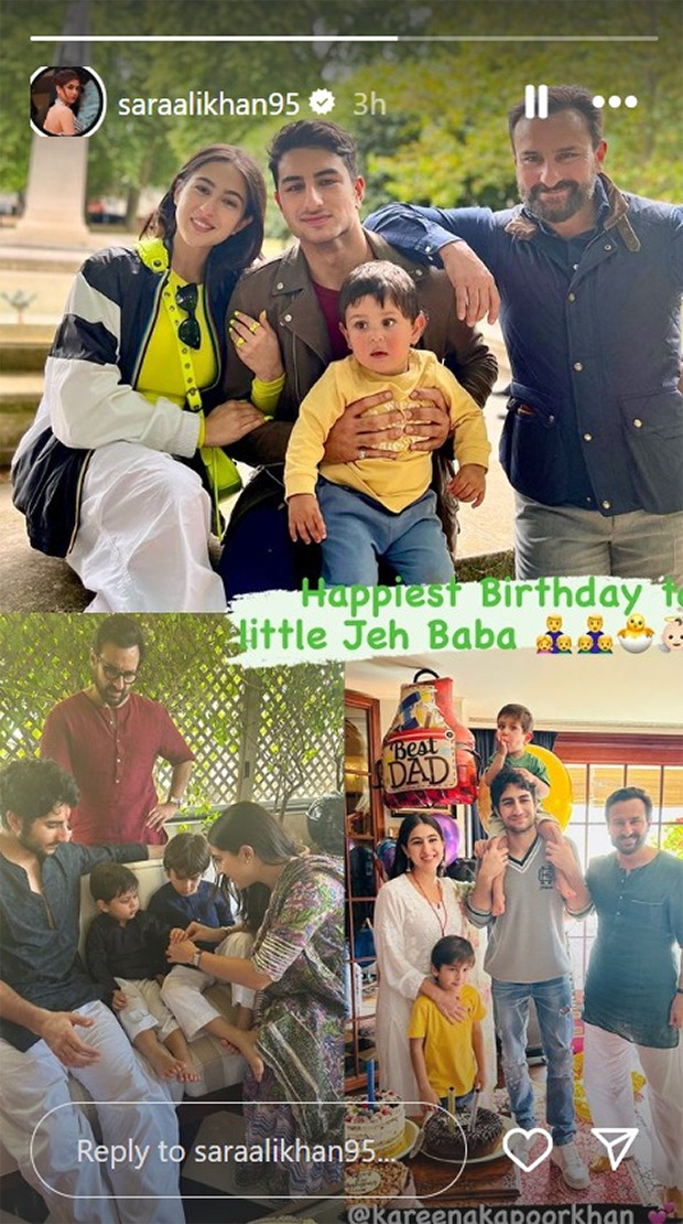Jeh turns 3: Heartfelt birthday wishes pour in from Karisma Kapoor, Soha Ali Khan, and Sara Ali Khan