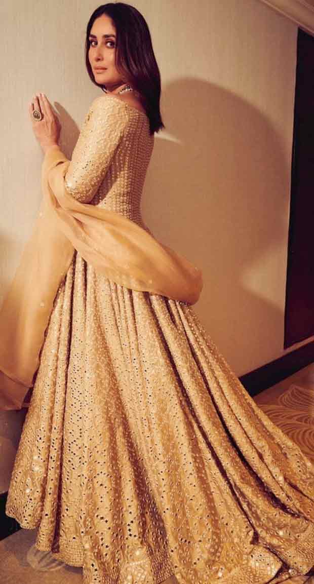 Kareena Kapoor Khan dons custom-made asymmetrical multikali by Abu Jani – Sandeep Khosla has 11,000 mirrors hand embroidered by 100 master craftsmen, details inside
