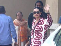Karisma Kapoor waves at paps as she gets clicked in the city