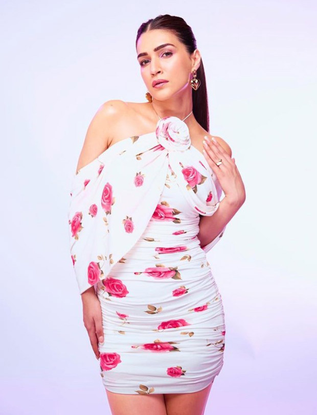 Kriti Sanon in a floral printed dress worth Rs. 1.94 lakhs brings summer vibes to winter days 