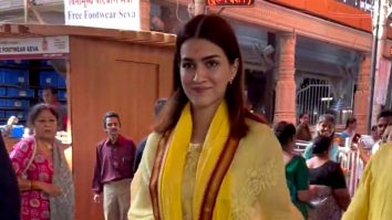 Kriti Sanon seeks blessing at Siddhi Vinayak temple ahead of ‘TBMAUJ’ release