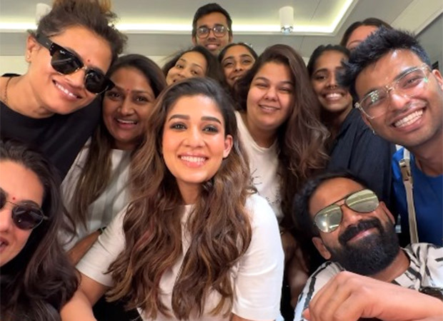 Behind the Scenes: Nayanthara and her team's fun-filled attempt to fit in a frame