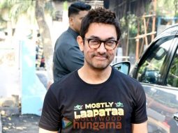 Photos: Aamir Khan leaves for Pune for Laapataa Ladies promotions
