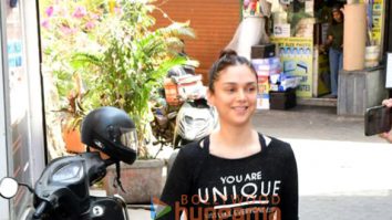 Photos: Aditi Rao Hydari spotted outside a salon in Bandra