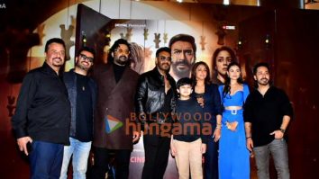 Photos: Ajay Devgn, R Madhavan, Jyotika and others snapped at Shaitaan trailer launch in Mumbai