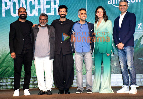 photos alia bhatt snapped at the trailer launch of her production poacher