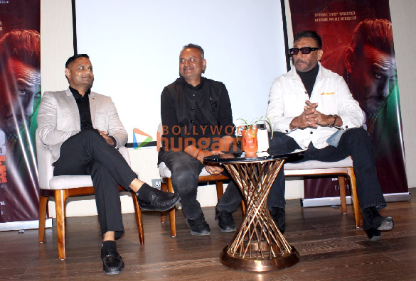 photos jacky shroff director shravan tiwari and producer sandip patel address the media in ahmedabad after two zero one four shoot 6