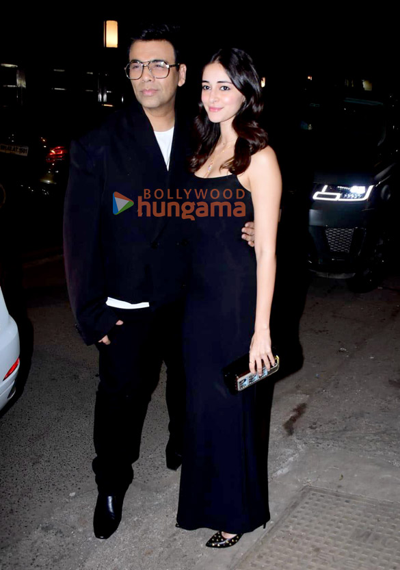 photos karan johar ananya panday vidya balan and others snapped at neha dhupia and angad bedis house warming party 1
