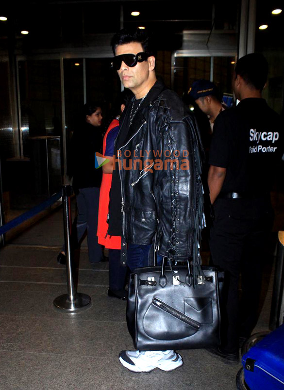 photos karan johar and pavitra punia snapped at the airport 1