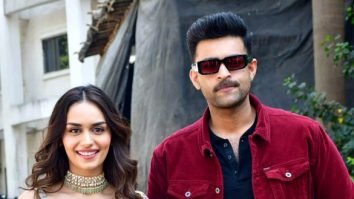 Photos: Manushi Chhillar and Varun Tej promote Operation Valentine on the sets of Indian Idol