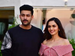 Photos: Manushi Chhillar and Varun Tej snapped promoting their film Operation Valentine