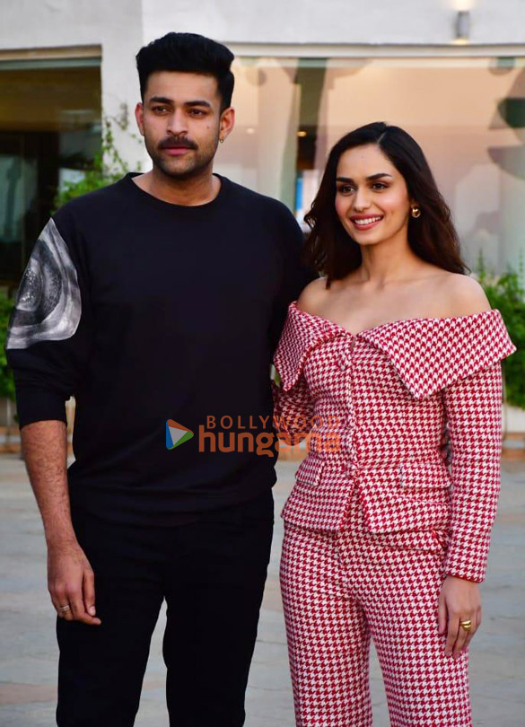 Photos: Manushi Chhillar and Varun Tej snapped promoting their film Operation Valentine Photos: Manushi Chhillar and Varun Tej snapped promoting their film Operation Valentine