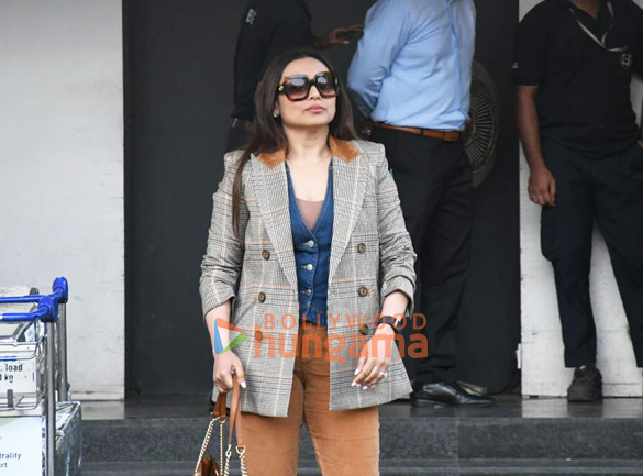 Photos: Rani Mukerji snapped at Kalina airport Photos: Rani Mukerji snapped at Kalina airport