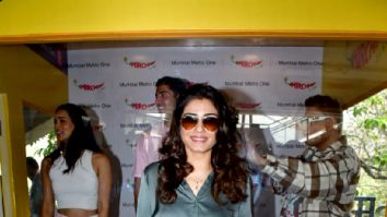 Photos: Raveena Tandon snapped outside Andheri Metro station