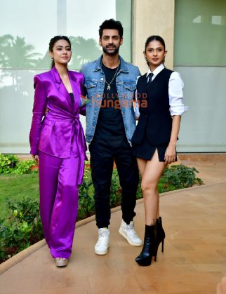 Photos: Reem Samir Shaikh, Karan Wahi and Jennifer Winget snapped promoting Raisinghani vs Raisinghani at JW Marriott, Juhu