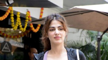Photos: Rhea Chakraborty spotted outside the gym in Bandra