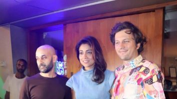 Photos: Shriya Saran and Andrei Koscheev snapped in Bandra