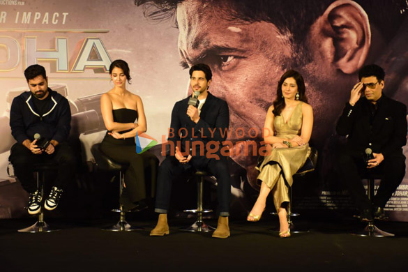 photos sidharth malhotra disha patani and others snapped at yodha trailer launch in ahmedabad 6