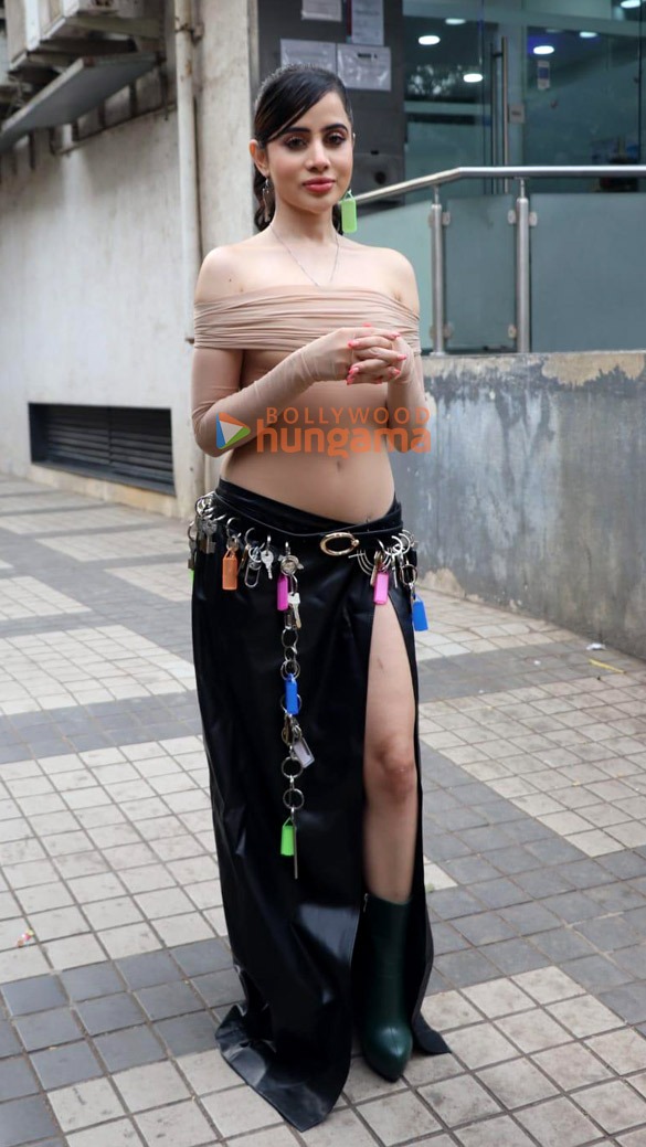 Photos: Uorfi Javed snapped at IVM Studios in Bandra Photos: Uorfi Javed snapped at IVM Studios in Bandra