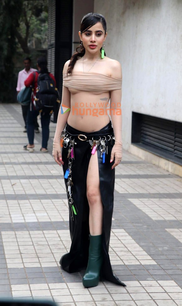 photos uorfi javed snapped at ivm studios in bandra 2
