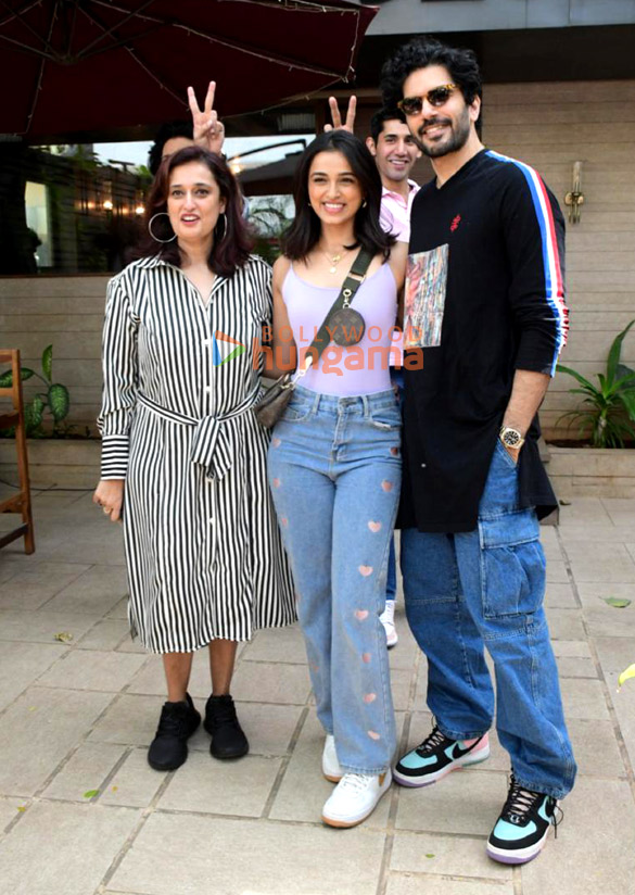 photos varun sood namrata sheth viraf patel and the team of karmma calling snapped at bluebop cafe celebrating the succ