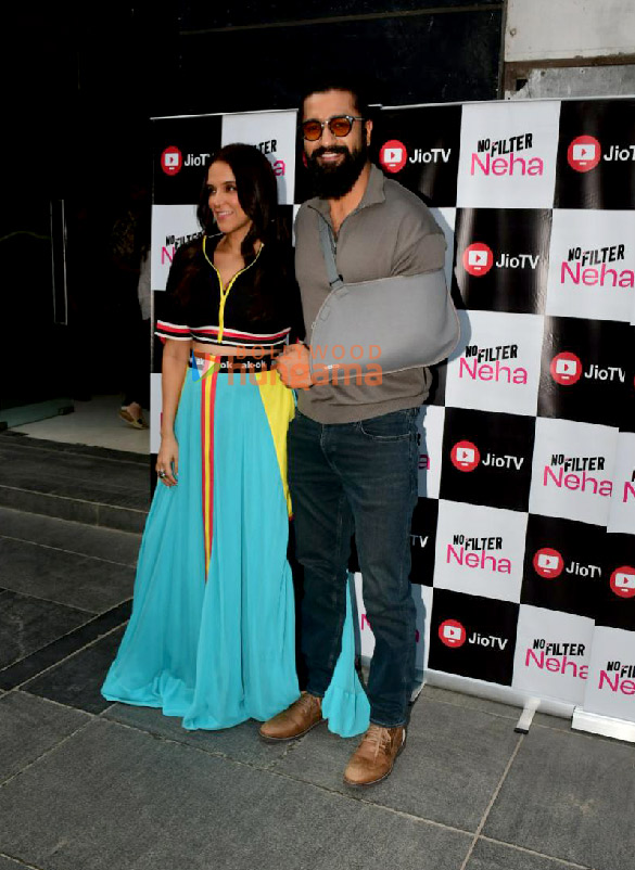 photos vicky kaushal snapped at the recording of the new season of no filter neha 6 6