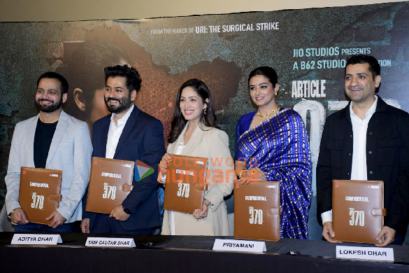 photos yami gautam dhar priyamani and others snapped at the trailer launch of article 370 3 5