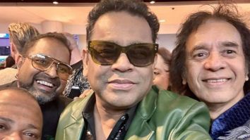 A.R. Rahman joins Grammy winners Zakir Hussain and Shankar Mahadevan in joyful selfie; see pic