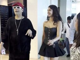 Reel Karan Johar And Disha At airport