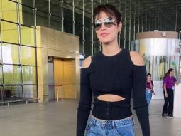 Rhea Chakraborty opts for a comfy casual look as she gets clicked at the airport