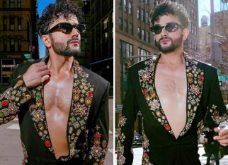 Sahil Salathia kicks off New York Fashion Week in Abu Jani Sandeep Khosla’s black jumpsuit adorned with elegant stones