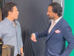 Saif Ali Khan indulging in a deep conversation with cricket legend Sachin Tendulkar goes viral on social media