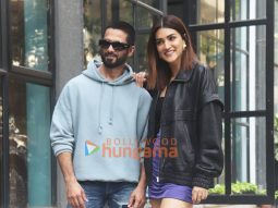Photos: Shahid Kapoor and Kriti Sanon snapped at Maddock Films’ office