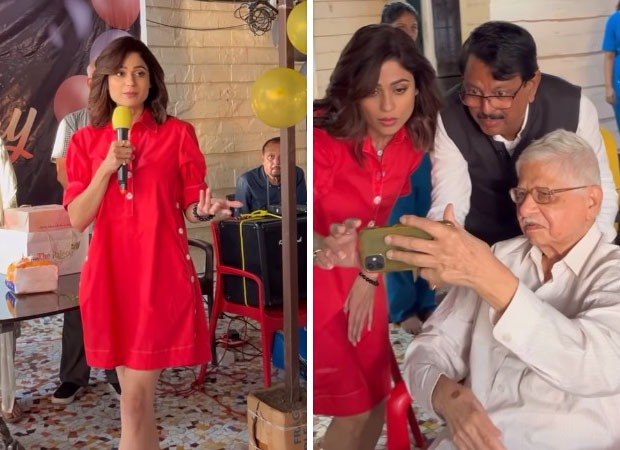 Shamita Shetty’s birthday celebrations include a touching visit to an old age home; watch
