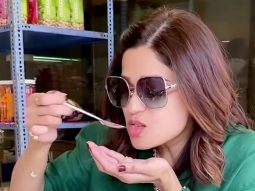 It’s a cheat day for Shamita Shetty as she enjoys some mouth-watering Gujarati food