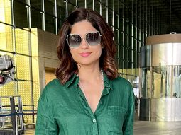 Sunkissed! Shamita Shetty poses for a picture at the airport
