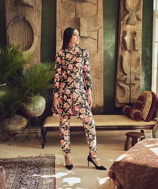 Sonam Kapoor brings the flower power in Rajesh Pratap Singh’s floral co-ord set