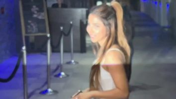 Sshura Khan waves at paps as she gets clicked