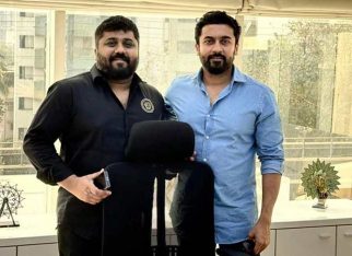 Suriya and his actor father Sivakumar inaugurate Kanguva producer K. E. Gnanavel Raja’s new office in Mumbai