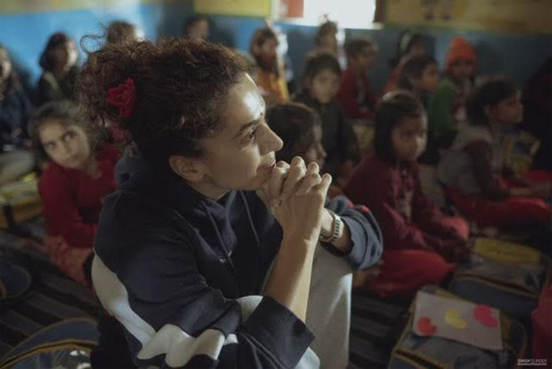 Taapsee Pannu empowers underprivileged girls with Nanhi Kali Foundation, gifts Amar Chitra Katha books, rackets, and educational materials