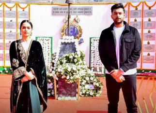 Varun Tej and Manushi Chhillar starrer Operation Valentine team visited the Pulwama memorial