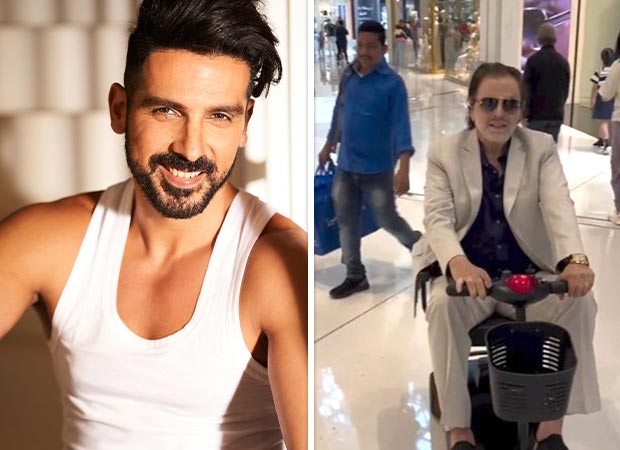 Zayed Khan gets dad Sanjay Khan an electric bike to stroll in a mall “Hope you guys out there get to spend quality time with your parents”