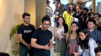 Aamir Khan’s ex-wife Kiran Rao sings Happy Birthday song for him as he cuts cake