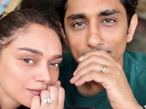 Aditi Rao Hydari and Siddharth announce engagement after wedding rumors swirl