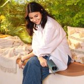 Anushka Sharma is all smiles as she posts a photo on Instagram for first time since birth of Akaay “Morning sun and some reading time”