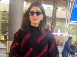 Balenciaga Girl! Kriti Sanon arrives in style at the airport